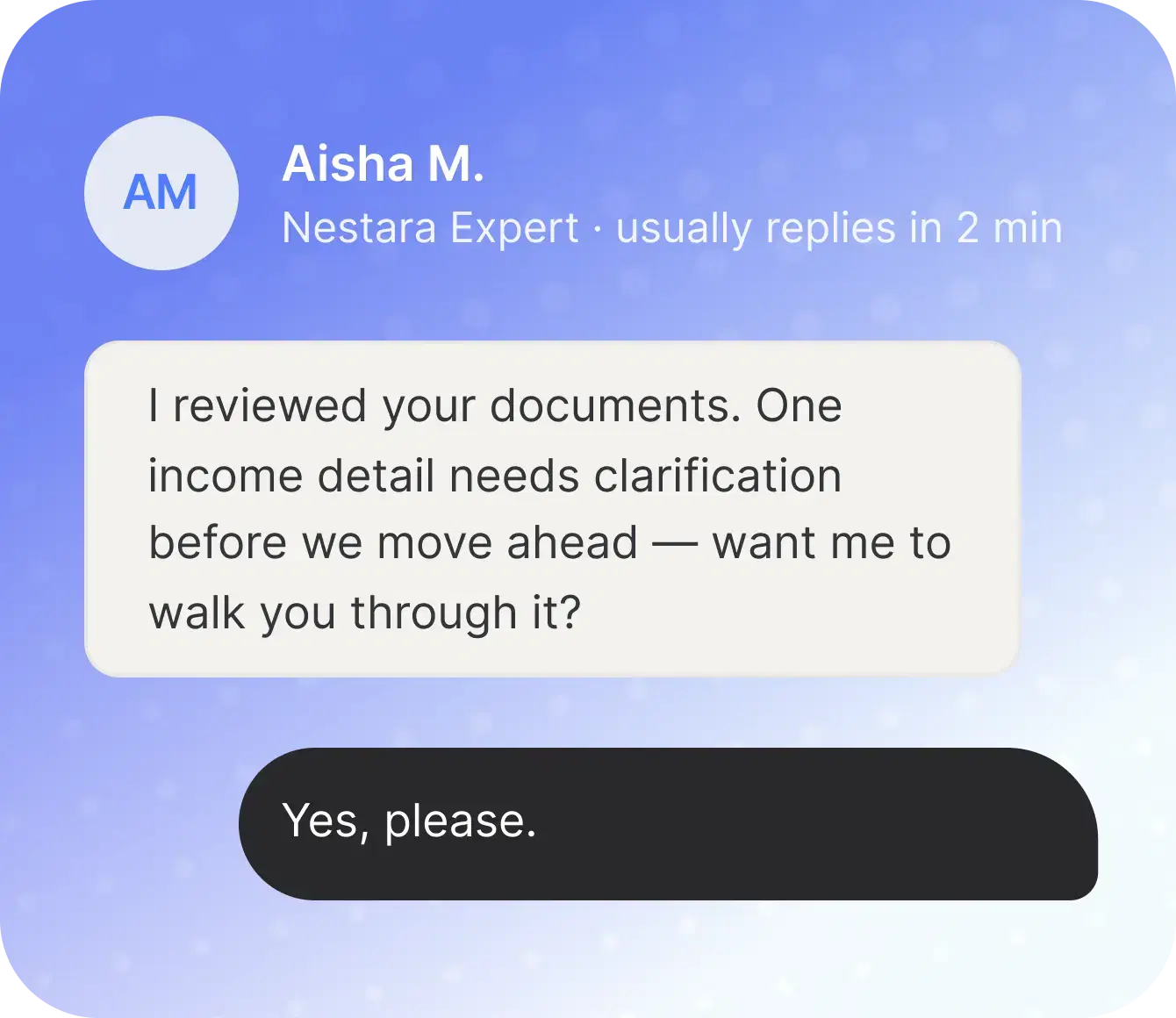 Expert guidance till your loan is disbursed