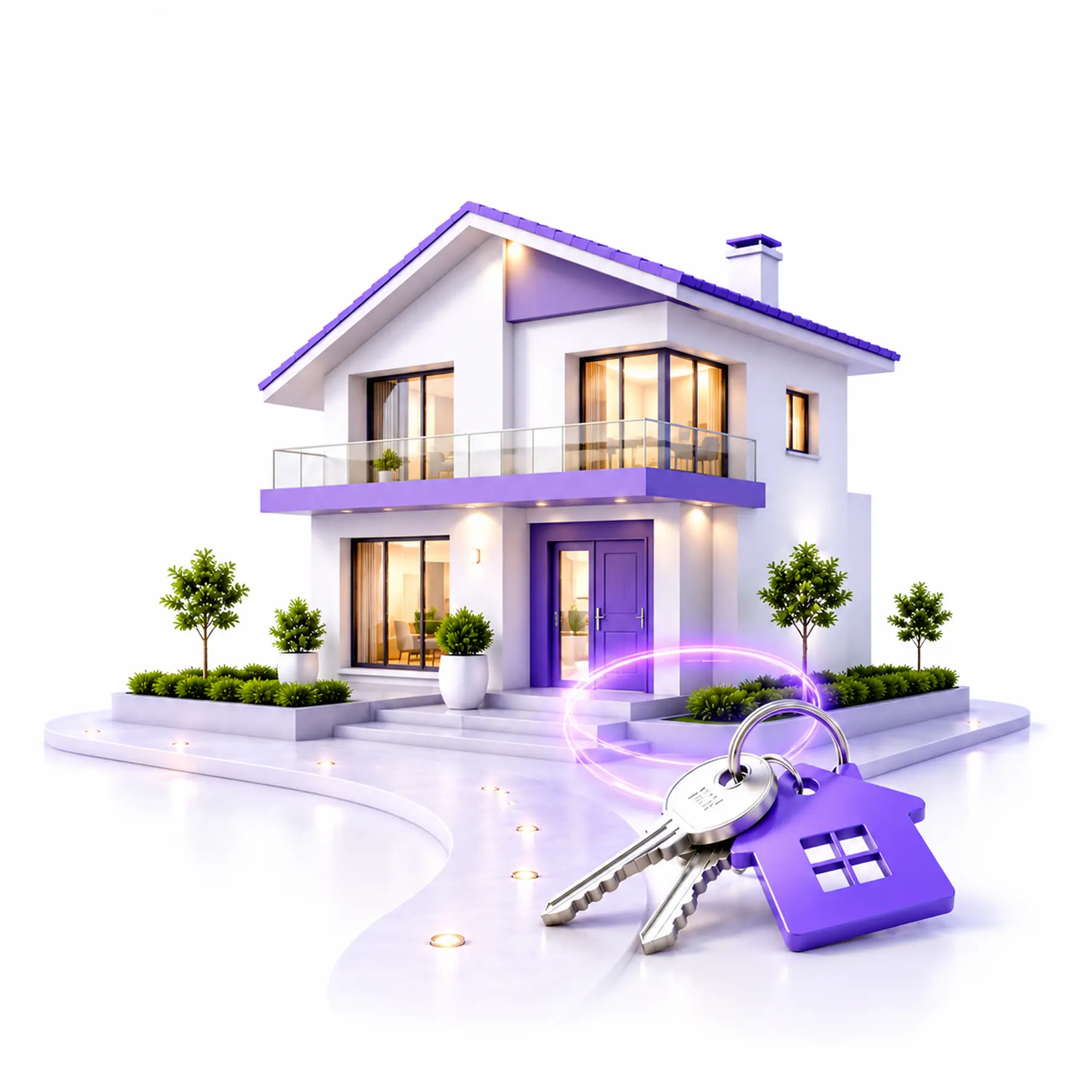 New home loan illustration